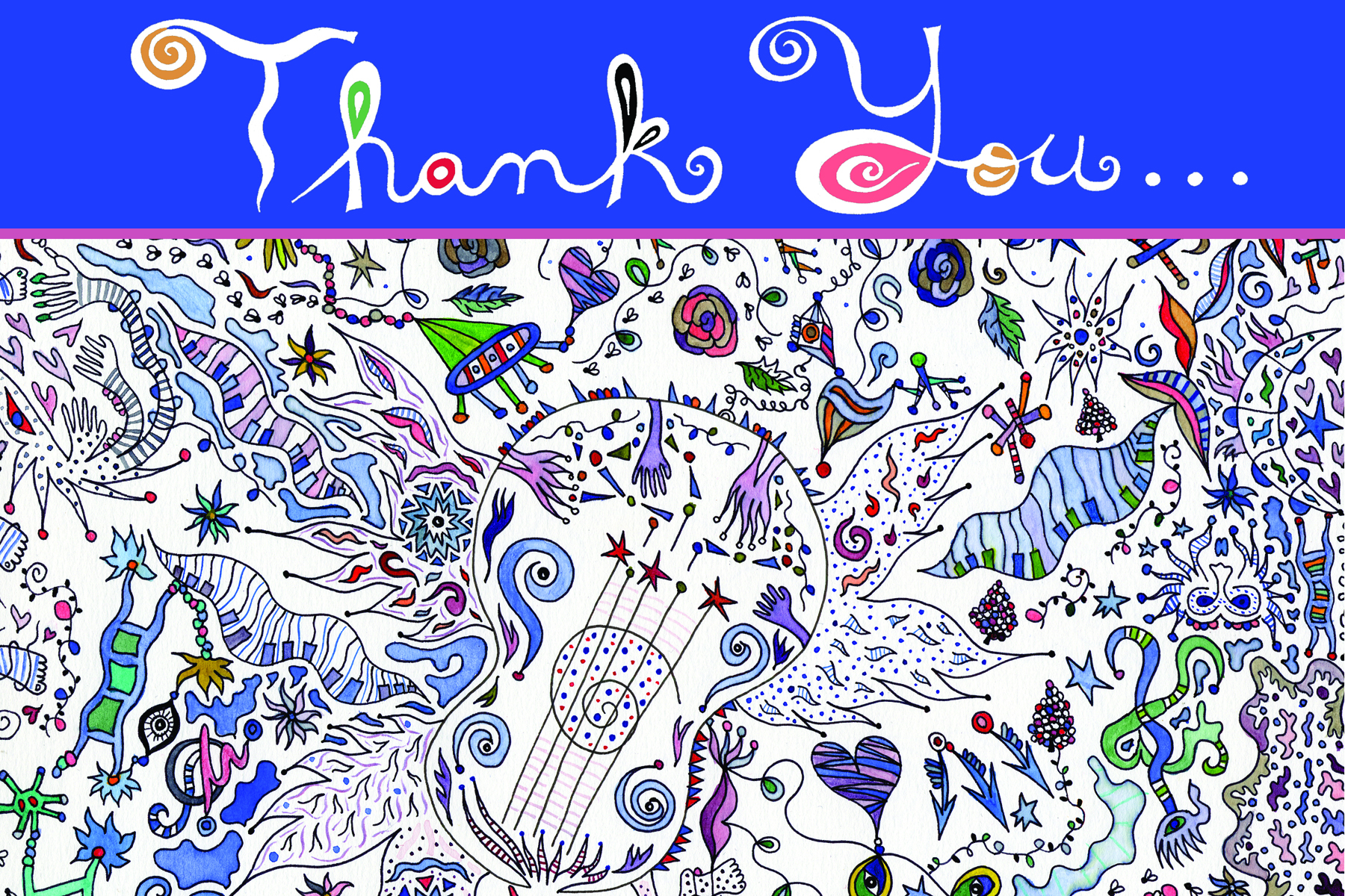 Thank You drawing by Rachael Sage