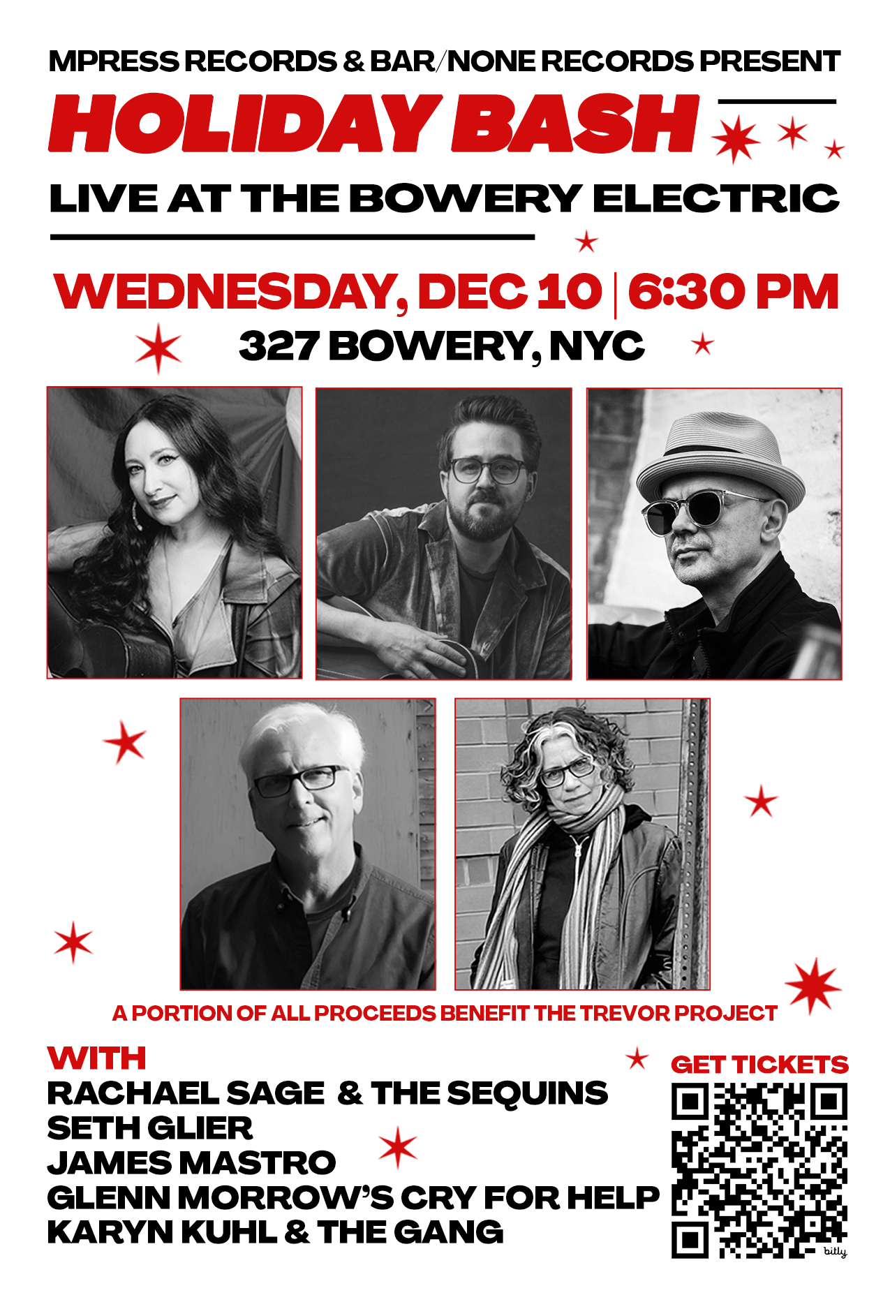 MPress - Bar/None Holiday Bash at The Bowery Electric