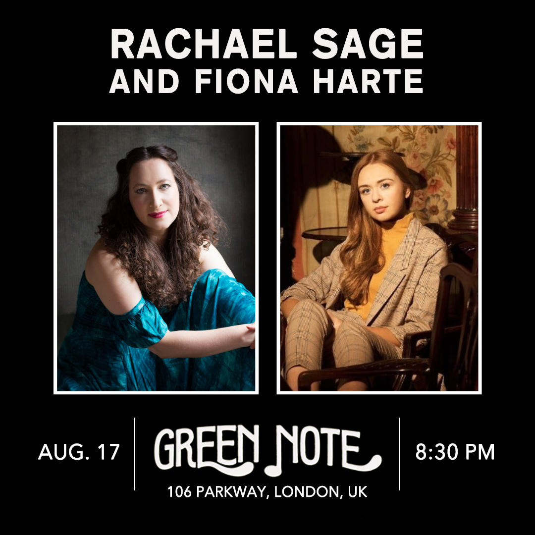 Rachael Sage with Fiona Harte at The Green Note August 17