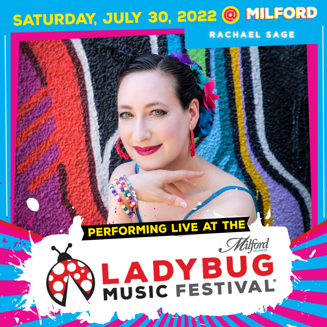 Rachael Sage at Ladybug Festival Milford July 30