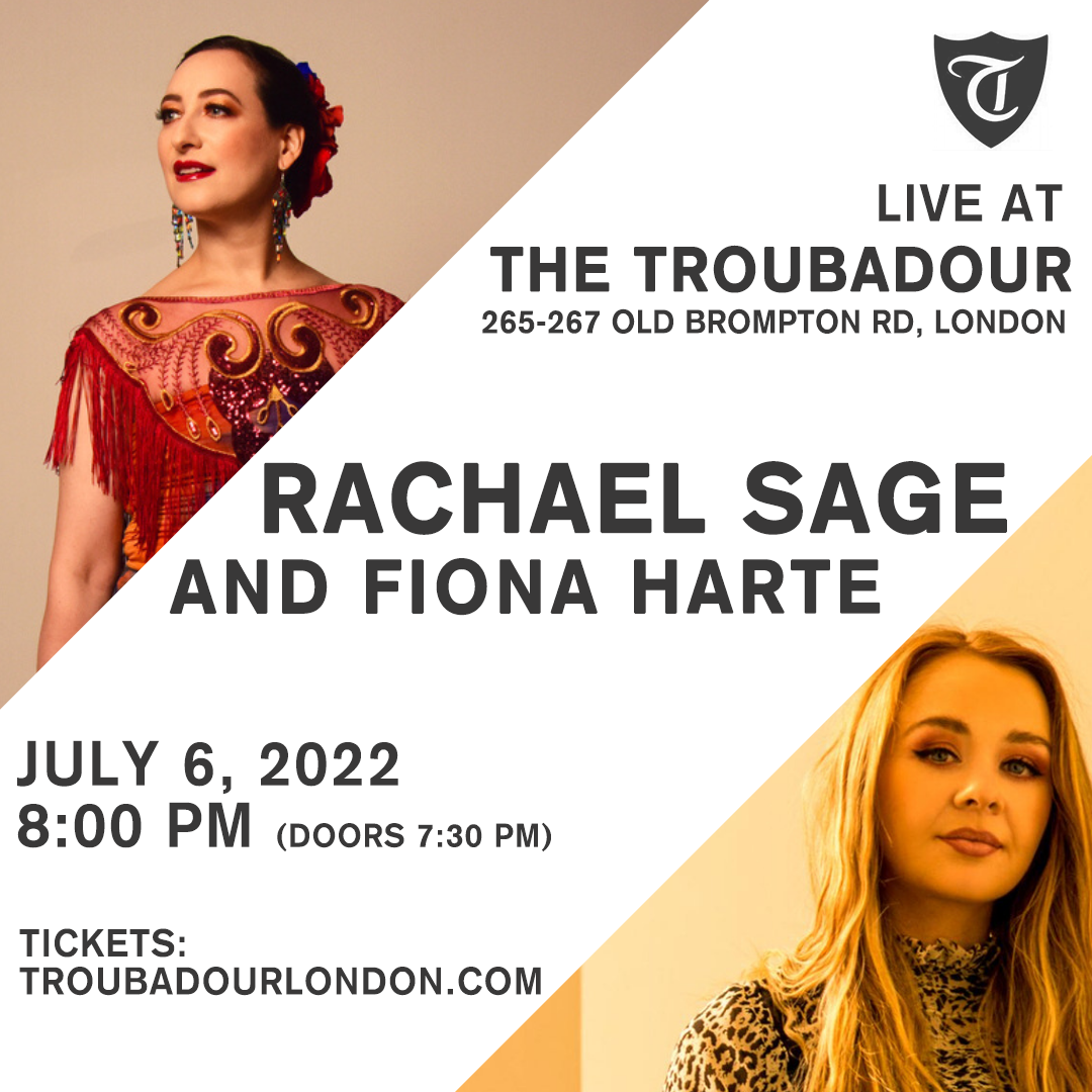 Rachael Sage with Fiona Harte at The Troubadour July 6