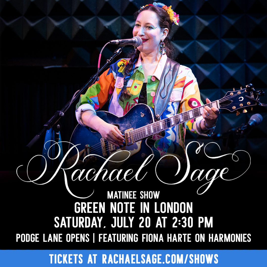 Rachael Sage at the Green Note 20 July 2024
