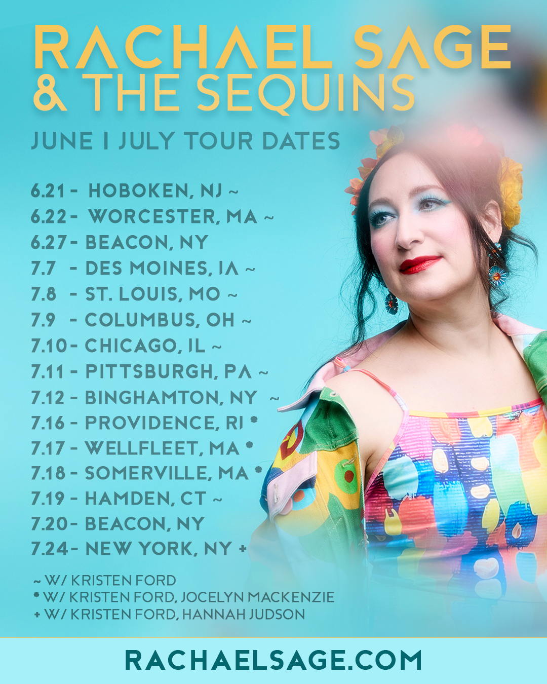 Rachael Sage June & July Tour Dates