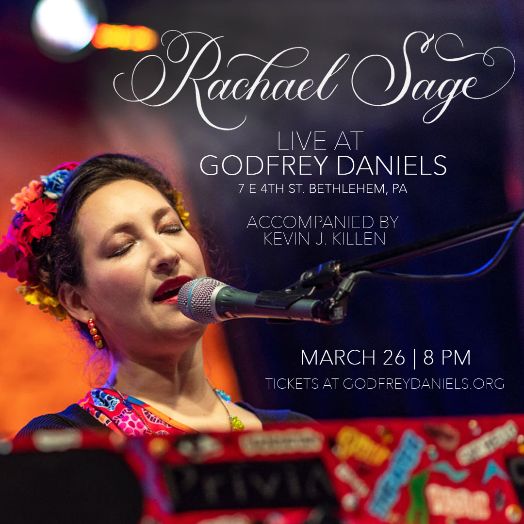 Rachael Sage at Godfrey Daniels March 26 8pm