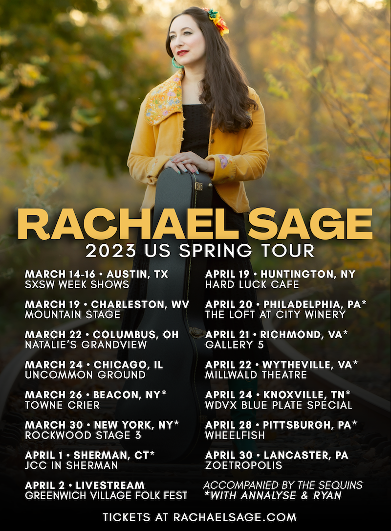 Rachael Sage 2023 Spring Tour