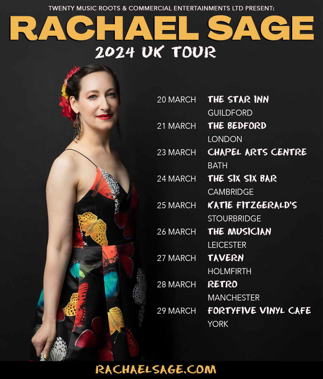 Rachael Sage Spring 2024 UK Tour