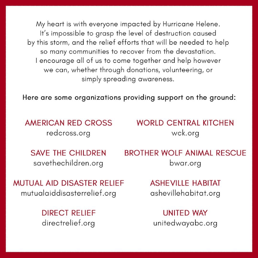 Hurricane Helene Relief Resources