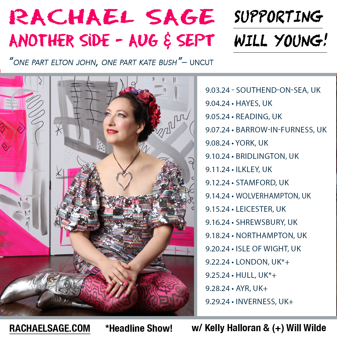 Rachael Sage UK 2024 Summer Tour
