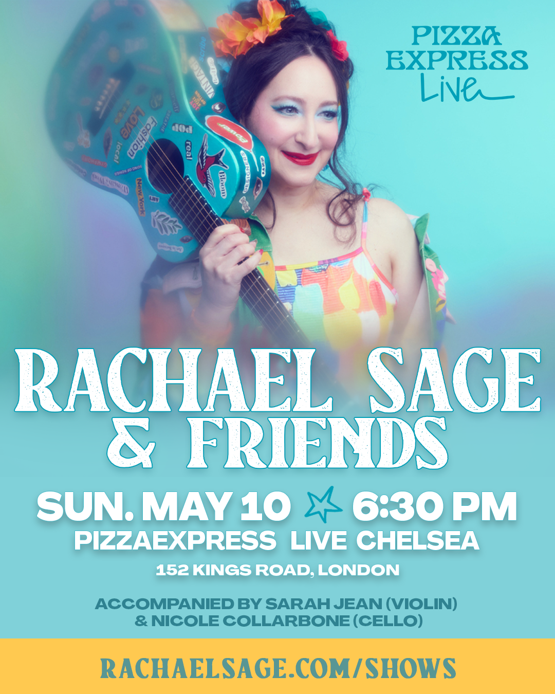 Rachael Sage at PizzaExpress Live Chelsea, London May 10, 2026