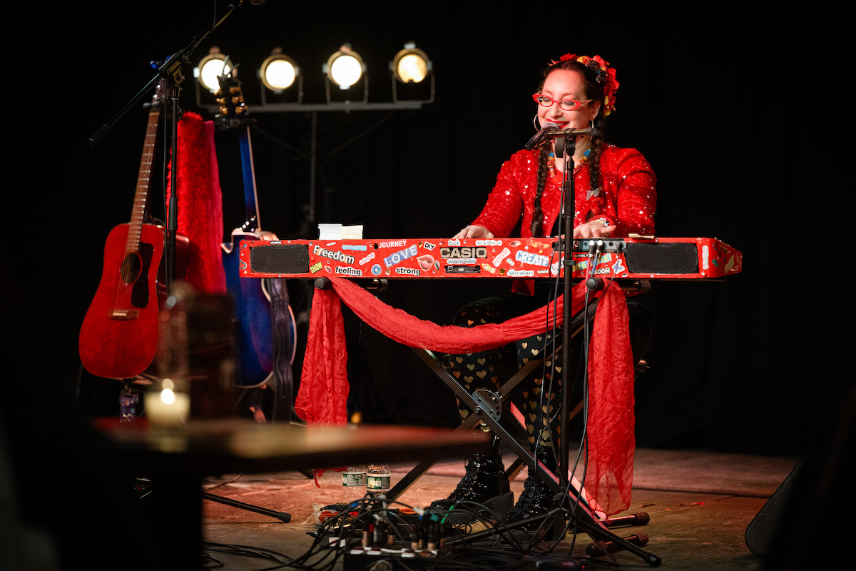 Rachael Sage live, photo by John Shyloski