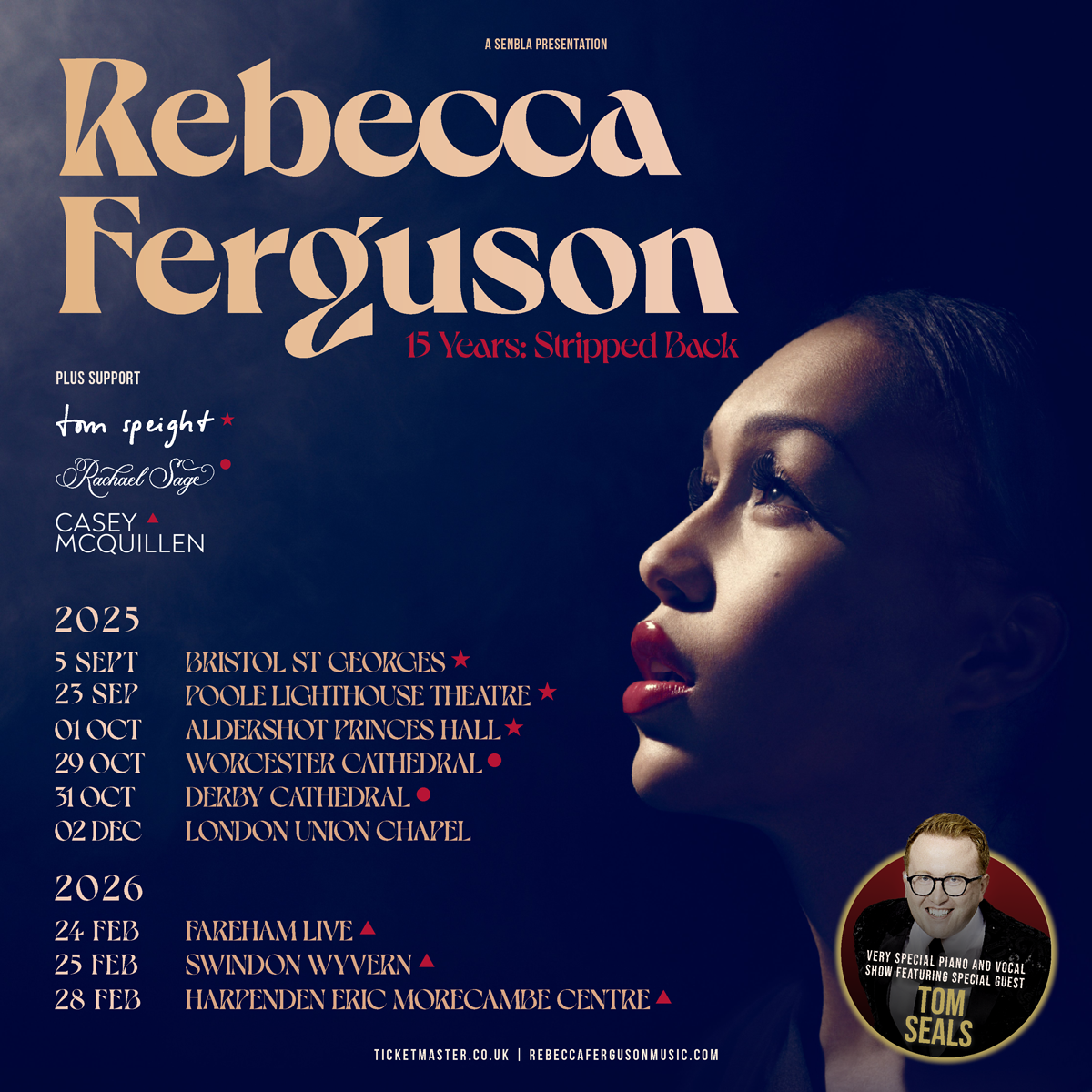Rebecca Ferguson UK Tour Dates with support by Rachael Sage