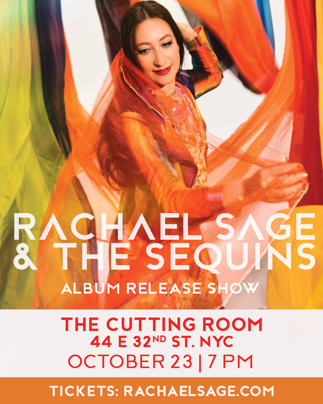 Rachael Sage & The Sequins Album Release at the Cutting Room NYC October 23, 2025
